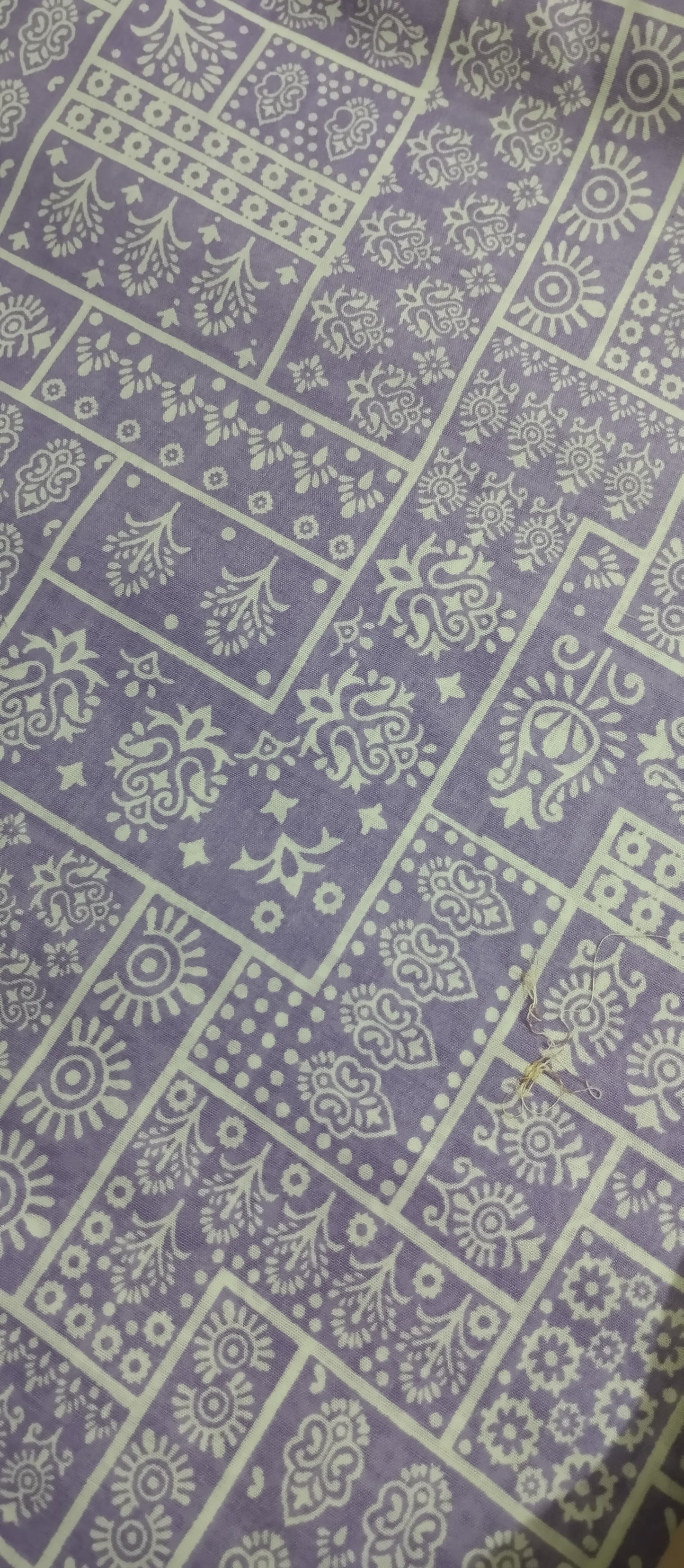 2pc Unstiched Printed Cord Set-Lilac