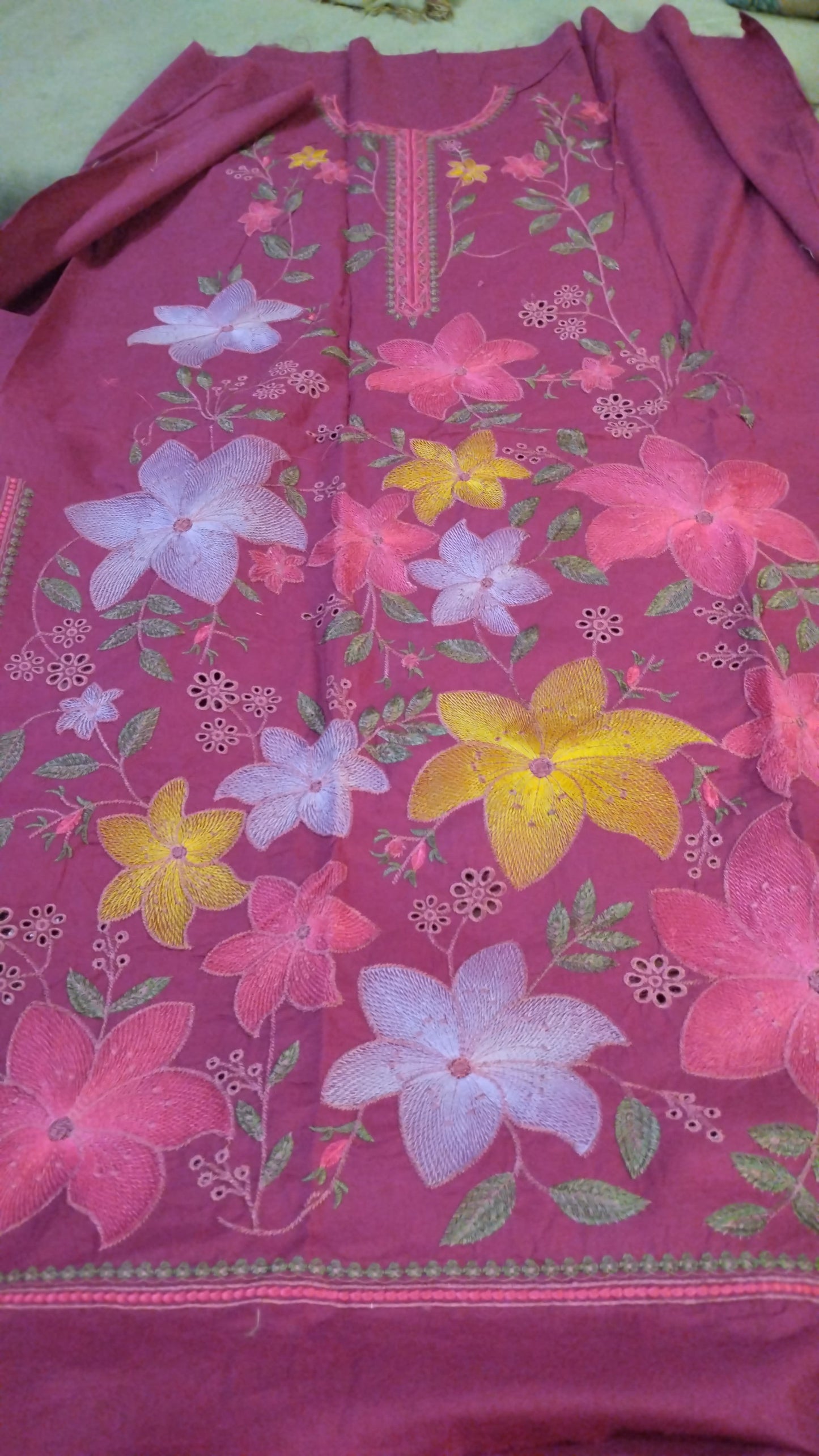3pc Embroidered Applique Work