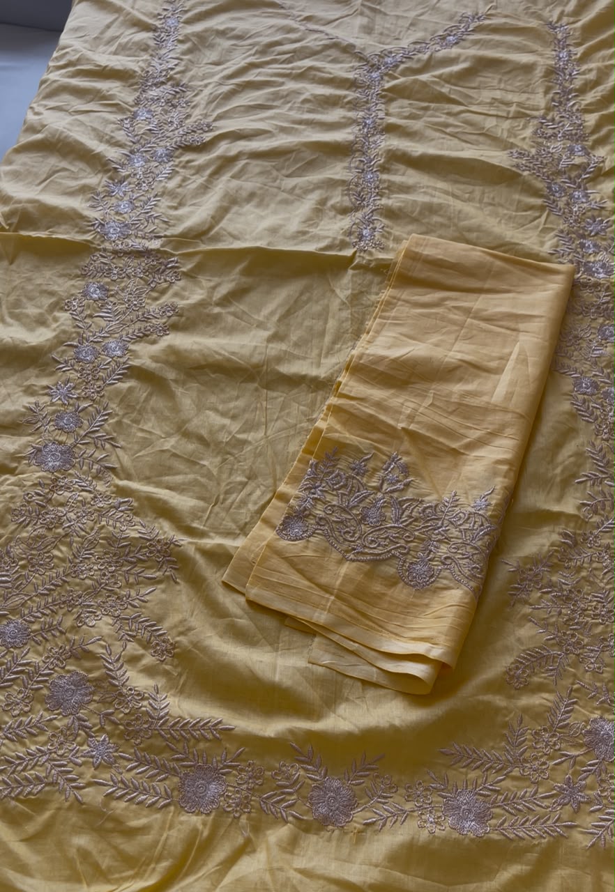 2pc Bareeze Butter Yellow