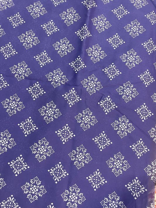 2pc Unstiched Printed Lawn