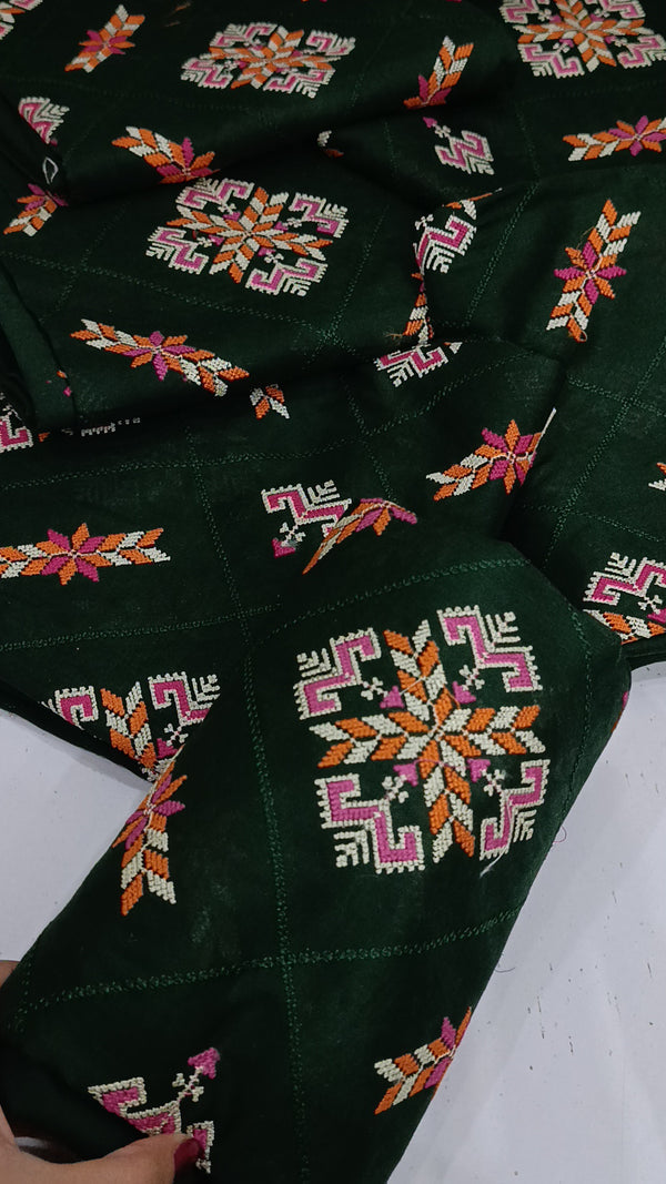2pc Cross Stitch Embroidered Lawn