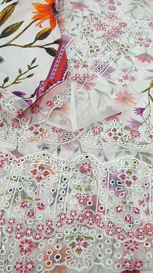 3pc Floral Bliss Embroidery
