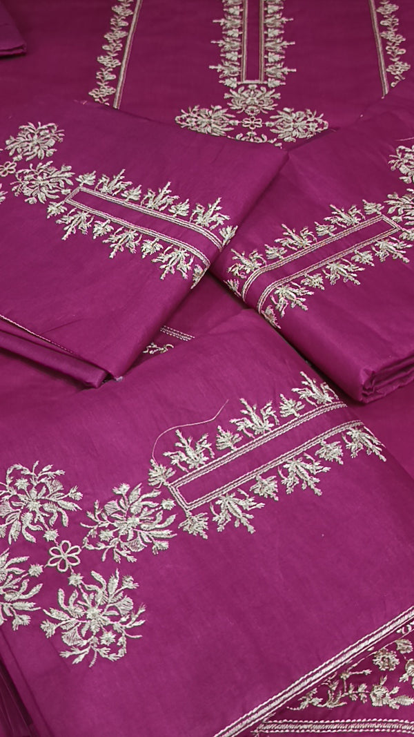 2pc Embroidered Lawn