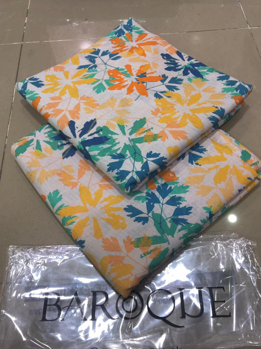 2pc Baroque 💯 Original Bana Dora printed Lawn
