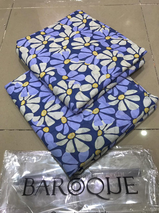 2pc Baroque 💯 Original Bana Dora printed Lawn