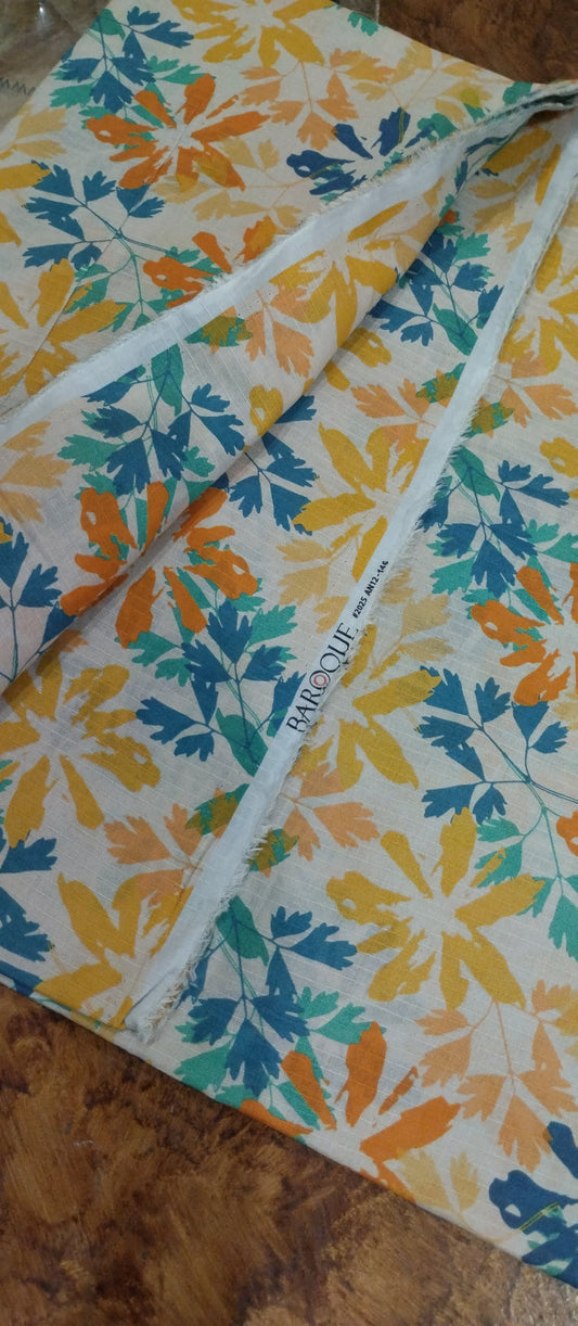 2pc Baroque 💯 Original Bana Dora printed Lawn